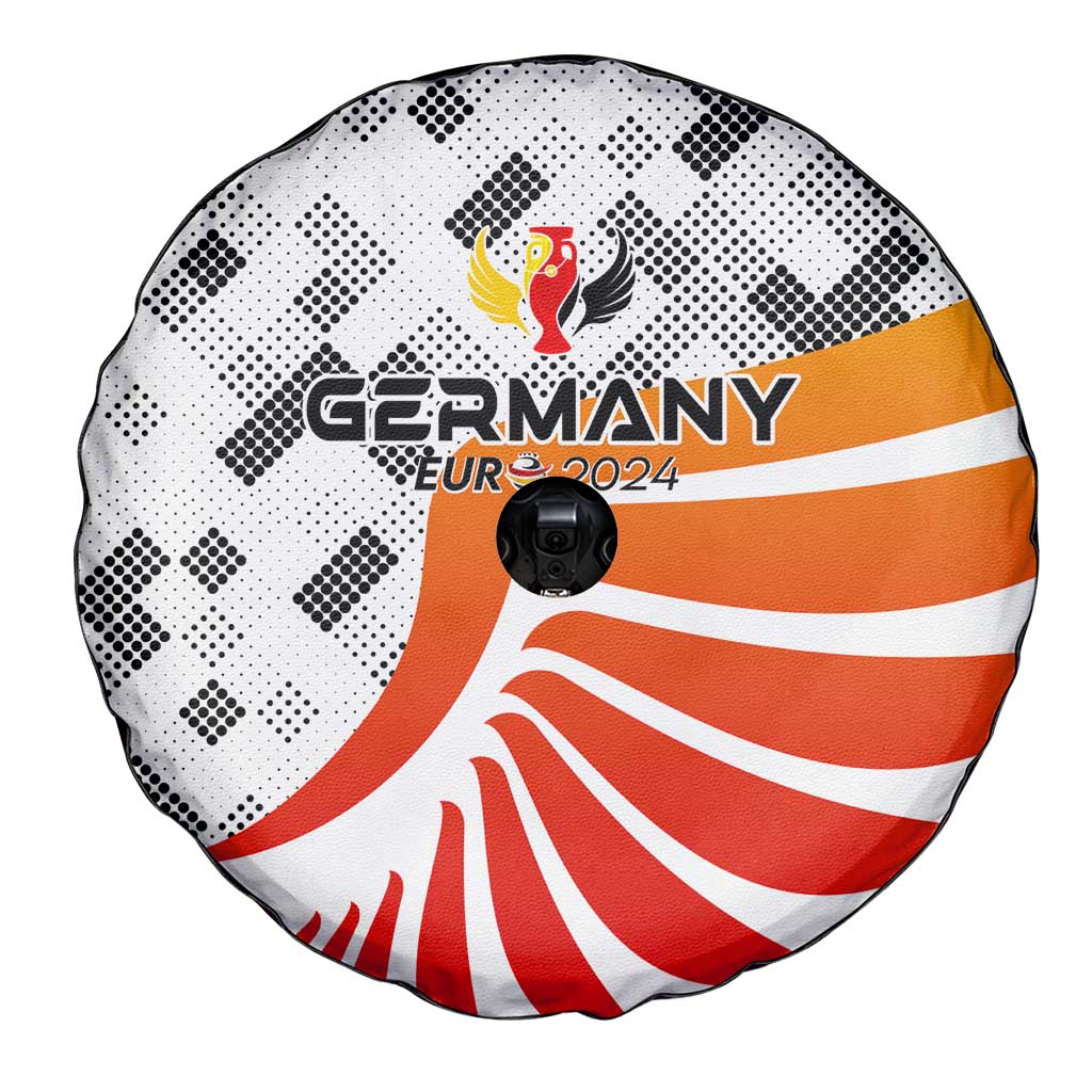Germany Football 2024 Spare Tire Cover Trophy Wing Style - Wonder Print Shop