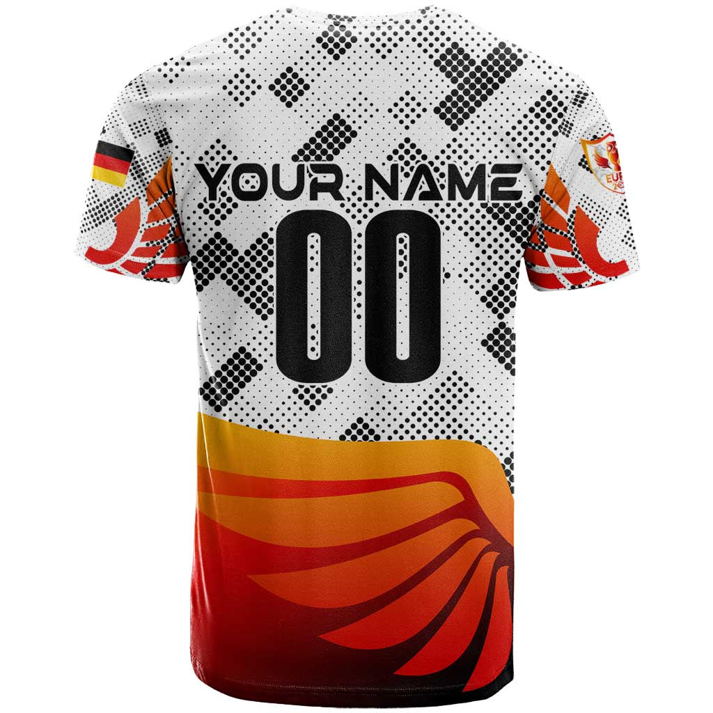 Personalized Germany Football 2024 T Shirt Trophy Wing Style - Wonder Print Shop