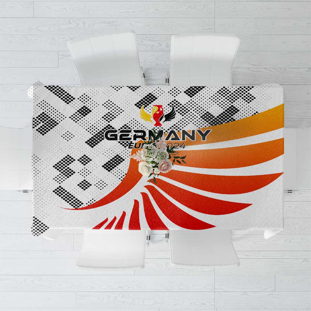 Germany Football 2024 Tablecloth Trophy Wing Style - Wonder Print Shop