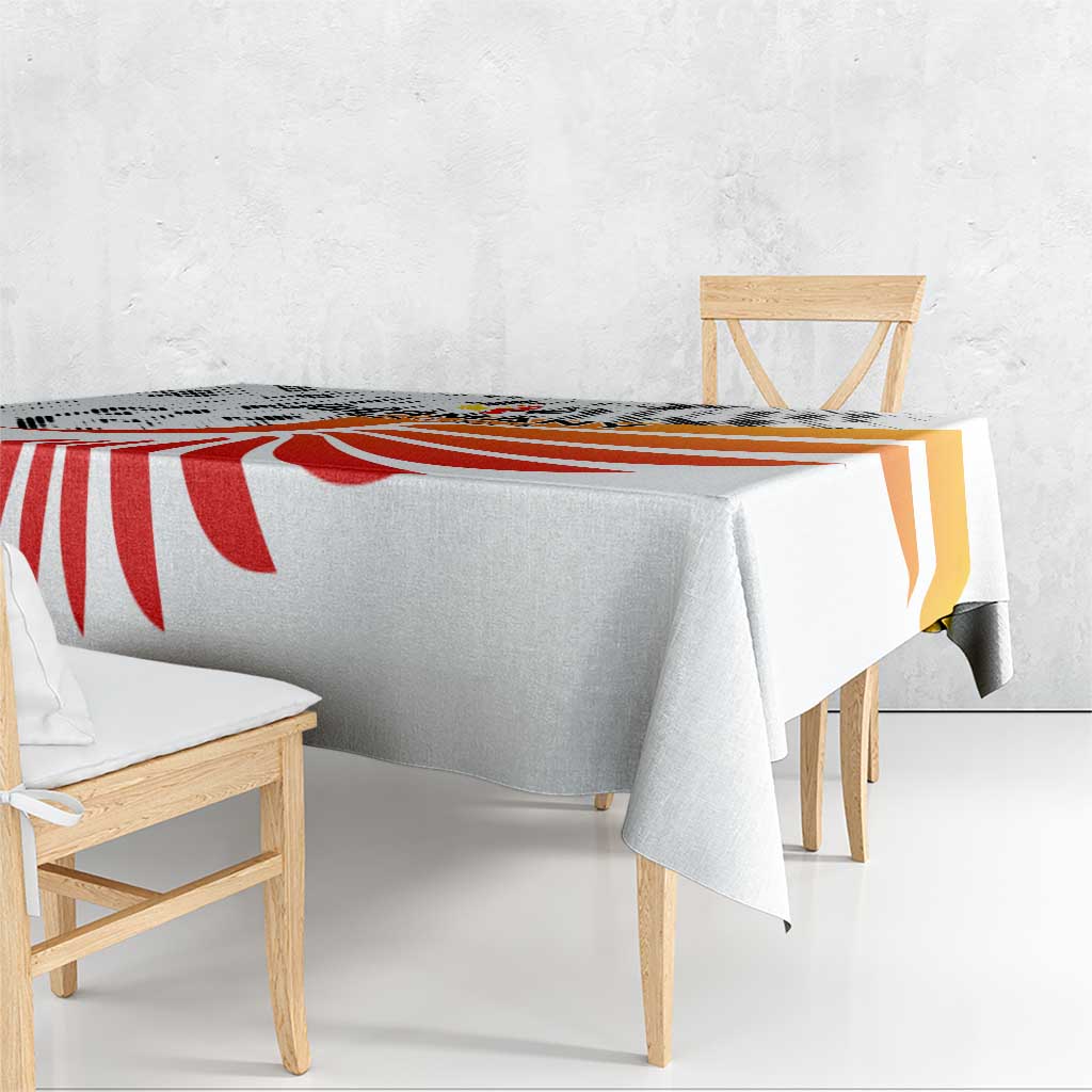 Germany Football 2024 Tablecloth Trophy Wing Style - Wonder Print Shop