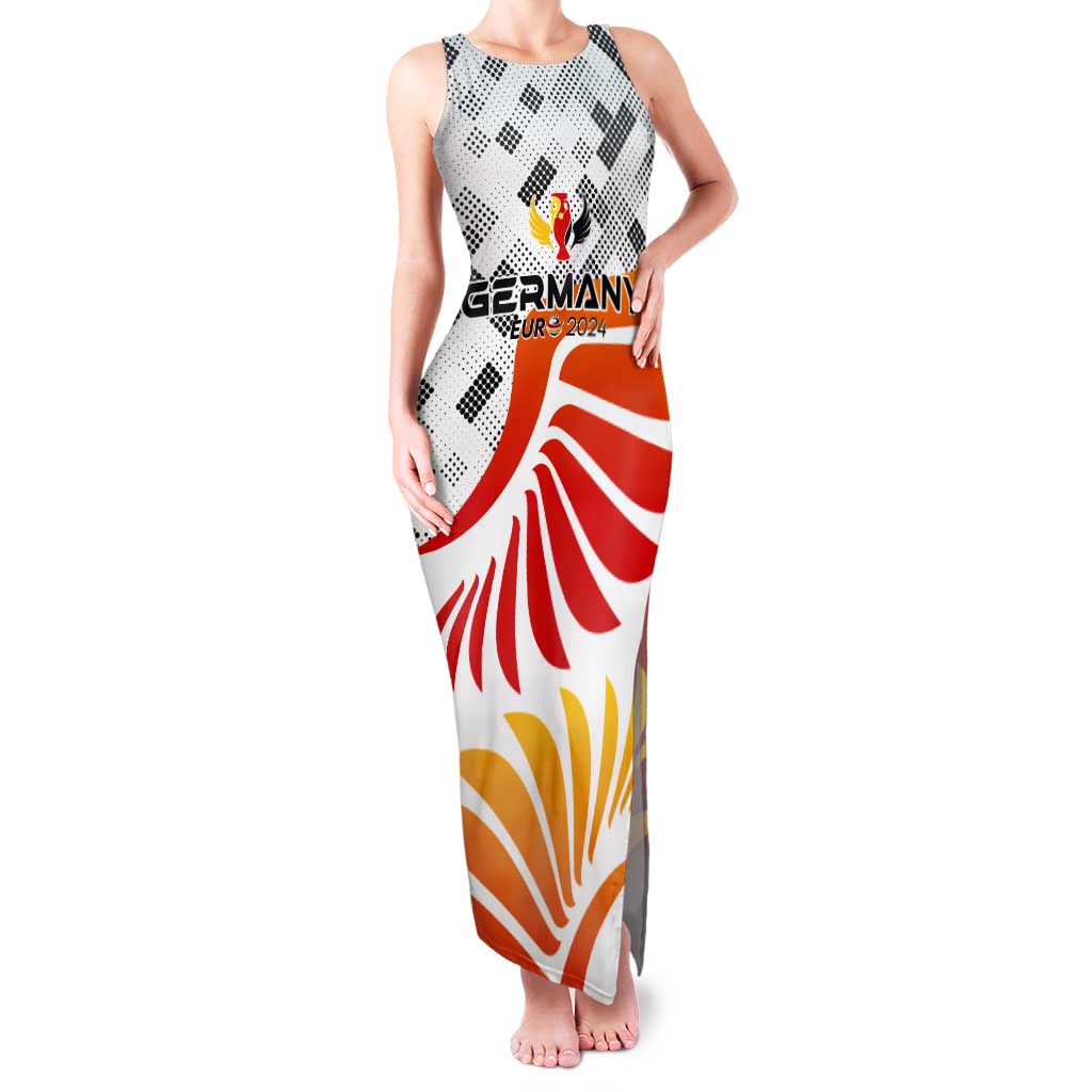Personalized Germany Football 2024 Tank Maxi Dress Trophy Wing Style - Wonder Print Shop