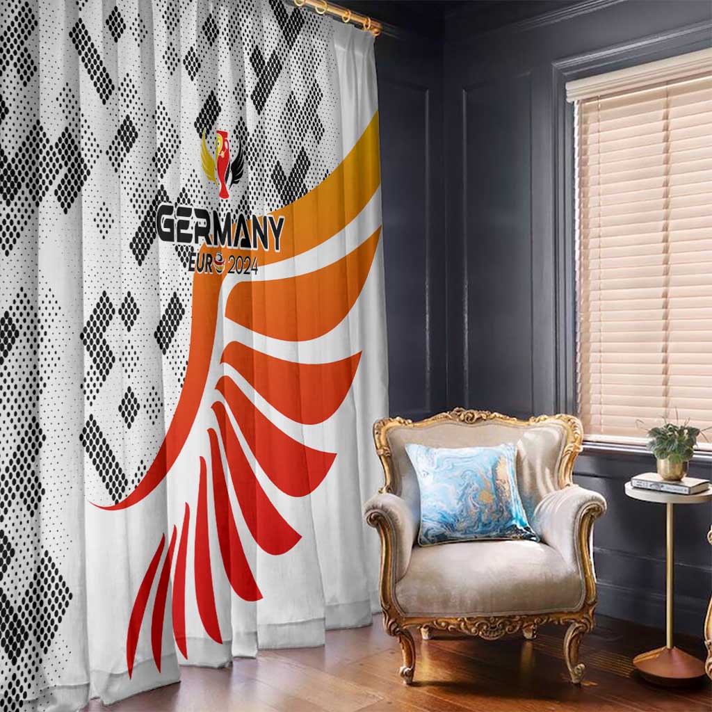 Germany Football 2024 Window Curtain Trophy Wing Style - Wonder Print Shop