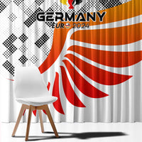Germany Football 2024 Window Curtain Trophy Wing Style - Wonder Print Shop