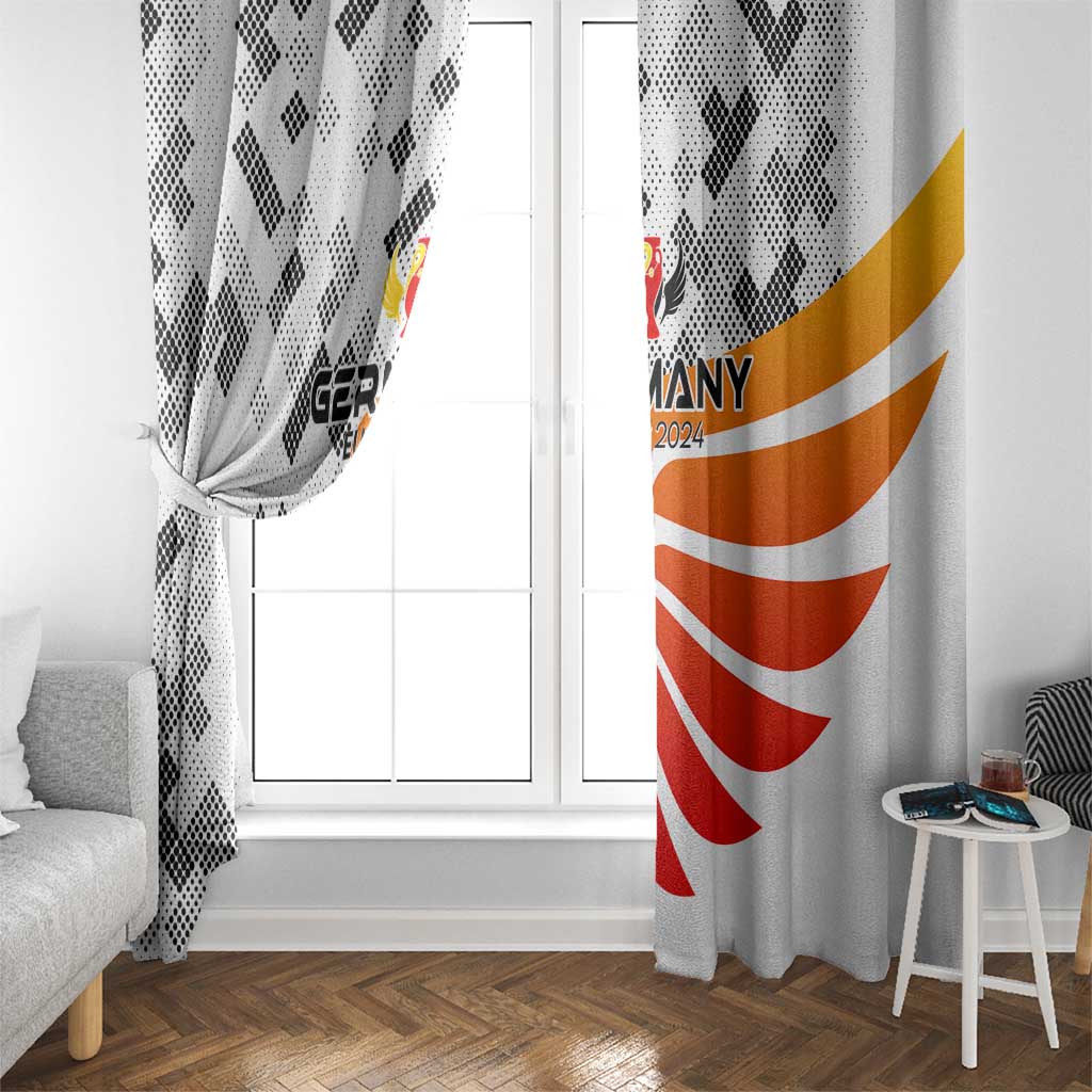 Germany Football 2024 Window Curtain Trophy Wing Style - Wonder Print Shop