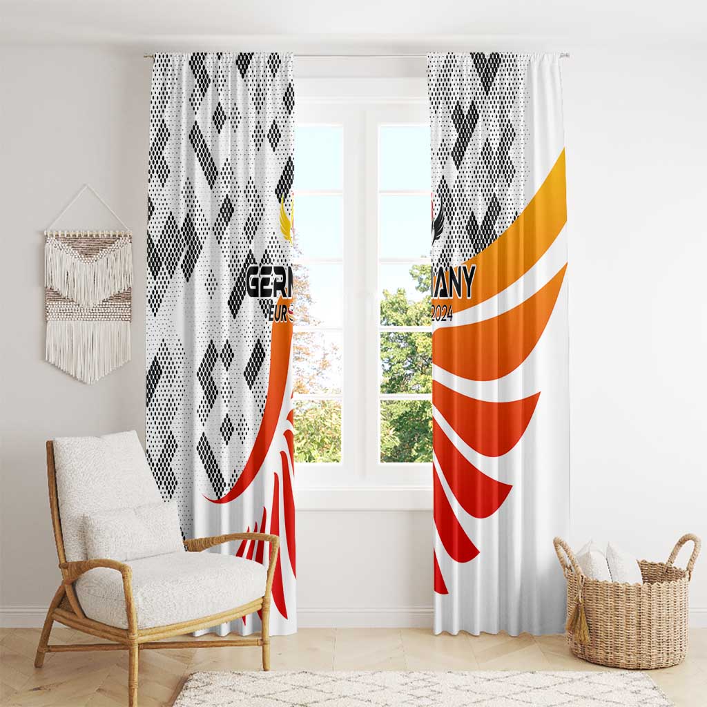 Germany Football 2024 Window Curtain Trophy Wing Style - Wonder Print Shop