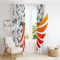 Germany Football 2024 Window Curtain Trophy Wing Style - Wonder Print Shop