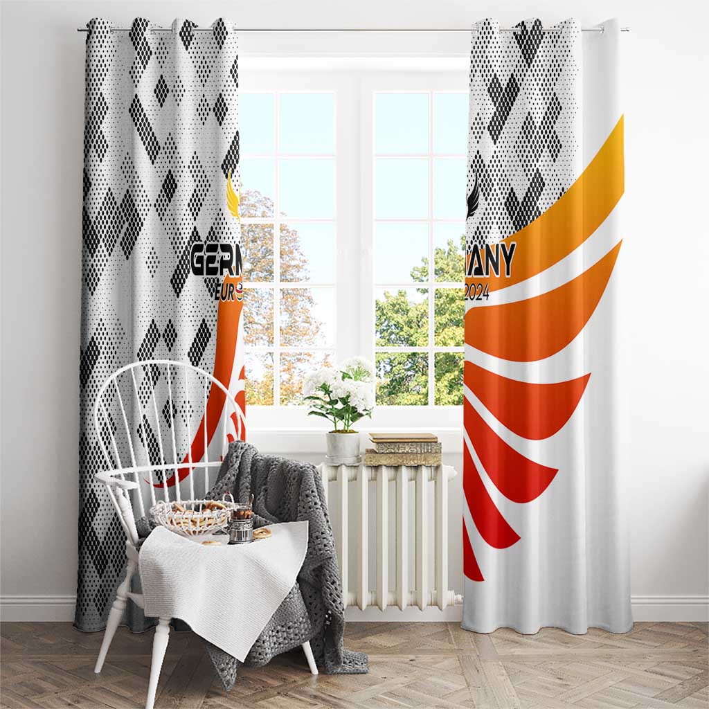 Germany Football 2024 Window Curtain Trophy Wing Style - Wonder Print Shop