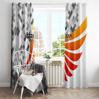 Germany Football 2024 Window Curtain Trophy Wing Style - Wonder Print Shop