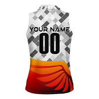 Personalized Germany Football 2024 Women Sleeveless Polo Shirt Trophy Wing Style - Wonder Print Shop