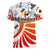 Personalized Germany Football 2024 Women V-Neck T-Shirt Trophy Wing Style - Wonder Print Shop