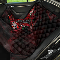 Personalised Native American Chief Skull Back Car Seat Cover Rose Skull - Wonder Print Shop