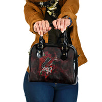 personalised-native-american-chief-skull-shoulder-handbag-rose-skull