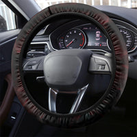 Native American Chief Skull Steering Wheel Cover Rose Skull - Wonder Print Shop