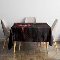 Personalised Native American Chief Skull Tablecloth Rose Skull - Wonder Print Shop
