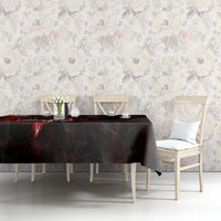 Personalised Native American Chief Skull Tablecloth Rose Skull - Wonder Print Shop