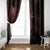Personalised Native American Chief Skull Window Curtain Rose Skull - Wonder Print Shop