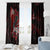 Personalised Native American Chief Skull Window Curtain Rose Skull - Wonder Print Shop