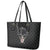 Personalised Knights Templar Warrior Skull Leather Tote Bag - Wonder Print Shop
