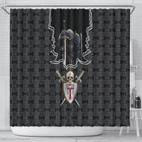 personalised-knights-templar-warrior-skull-shower-curtain
