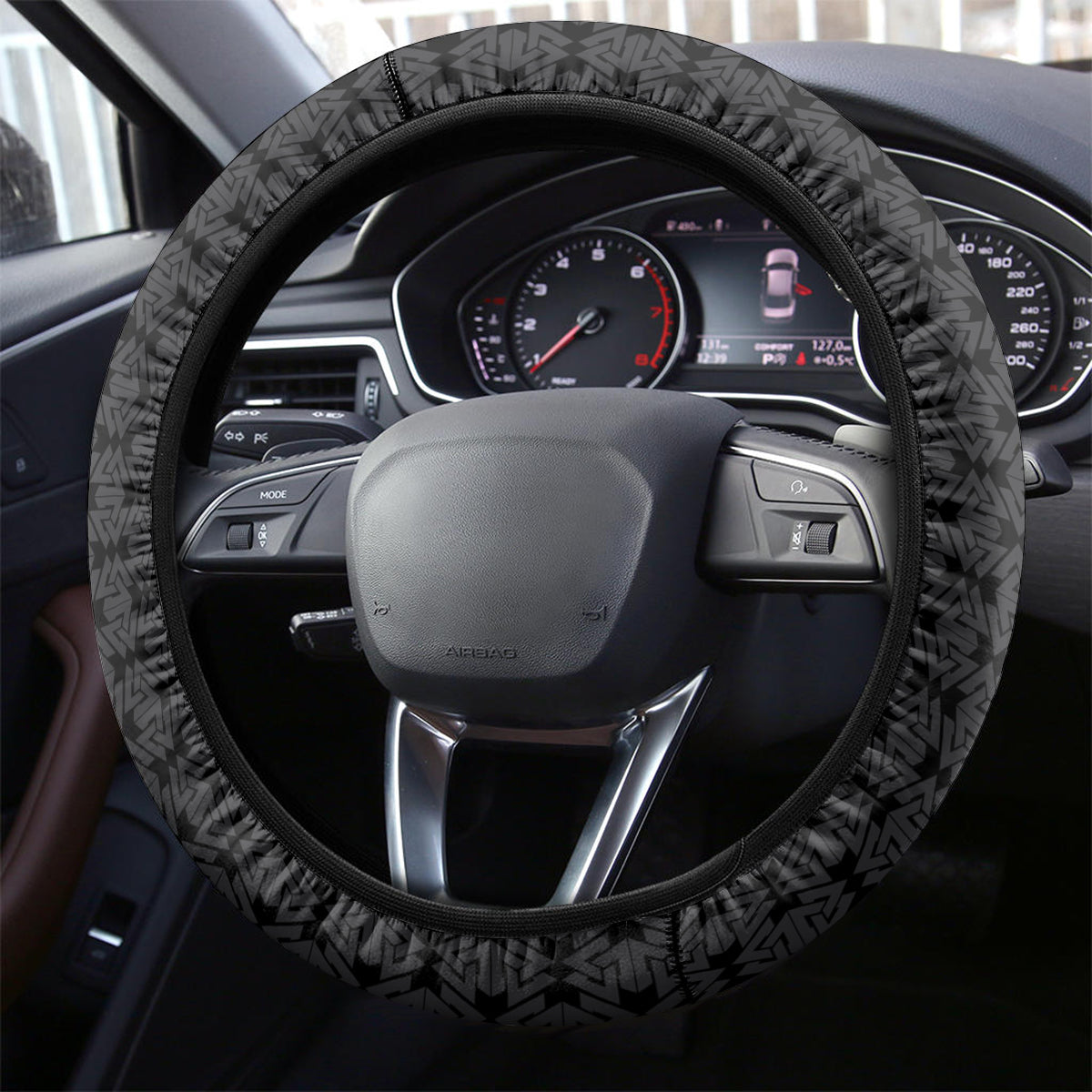 Knights Templar Warrior Skull Steering Wheel Cover - Wonder Print Shop