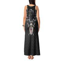 Personalised Knights Templar Warrior Skull Tank Maxi Dress - Wonder Print Shop