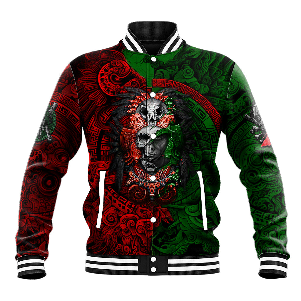 Skulls Aztec Warriors Baseball Jacket - Wonder Print Shop