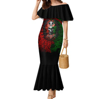Skulls Aztec Warriors Family Matching Mermaid Dress and Hawaiian Shirt - Wonder Print Shop