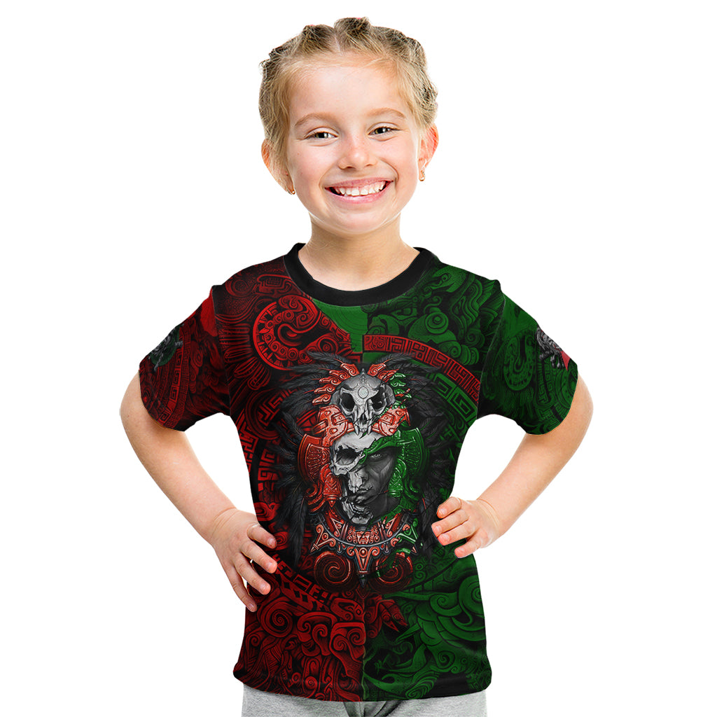 Skulls Aztec Warriors Kid T Shirt - Wonder Print Shop