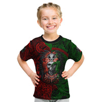 Skulls Aztec Warriors Kid T Shirt - Wonder Print Shop