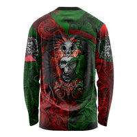 Skulls Aztec Warriors Long Sleeve Shirt - Wonder Print Shop