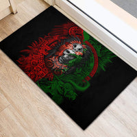 Skulls Aztec Warriors Rubber Doormat - Wonder Print Shop