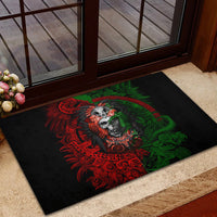 Skulls Aztec Warriors Rubber Doormat - Wonder Print Shop