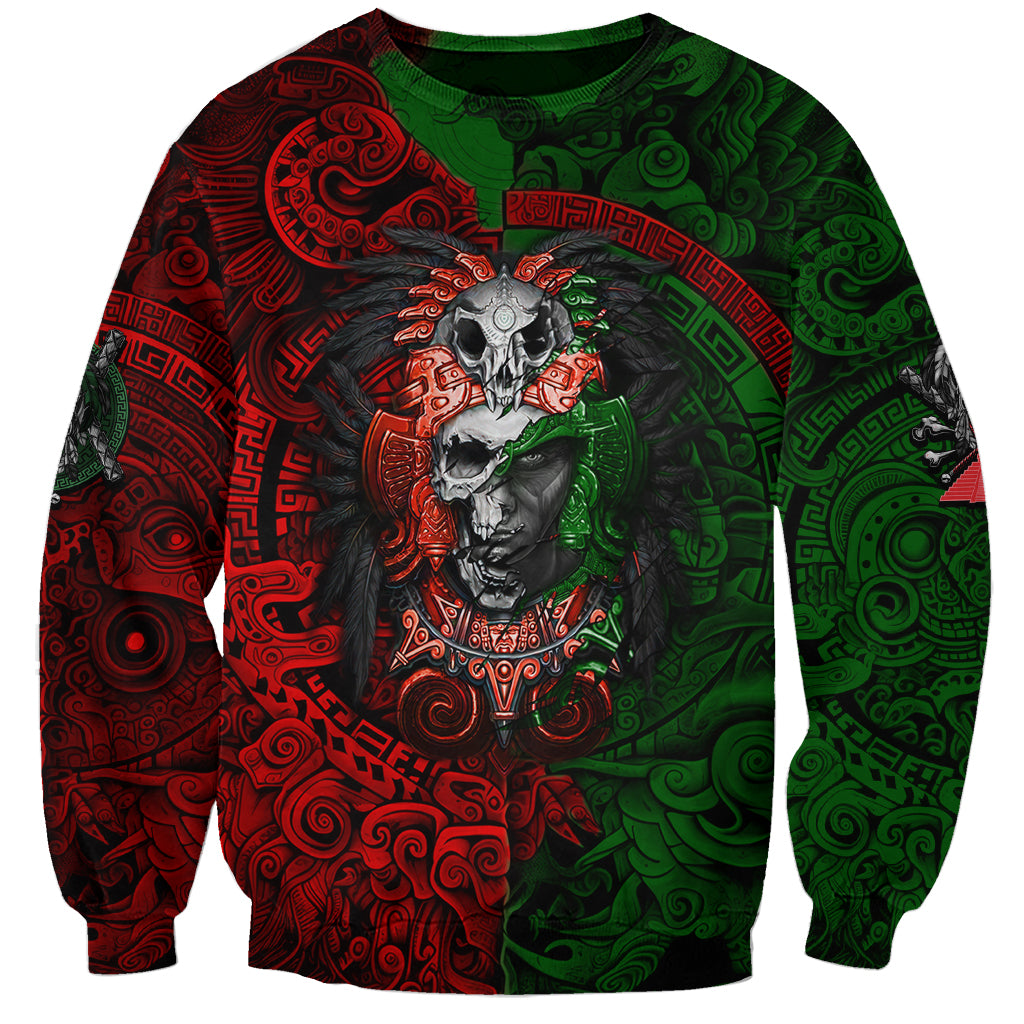 Skulls Aztec Warriors Sweatshirt - Wonder Print Shop