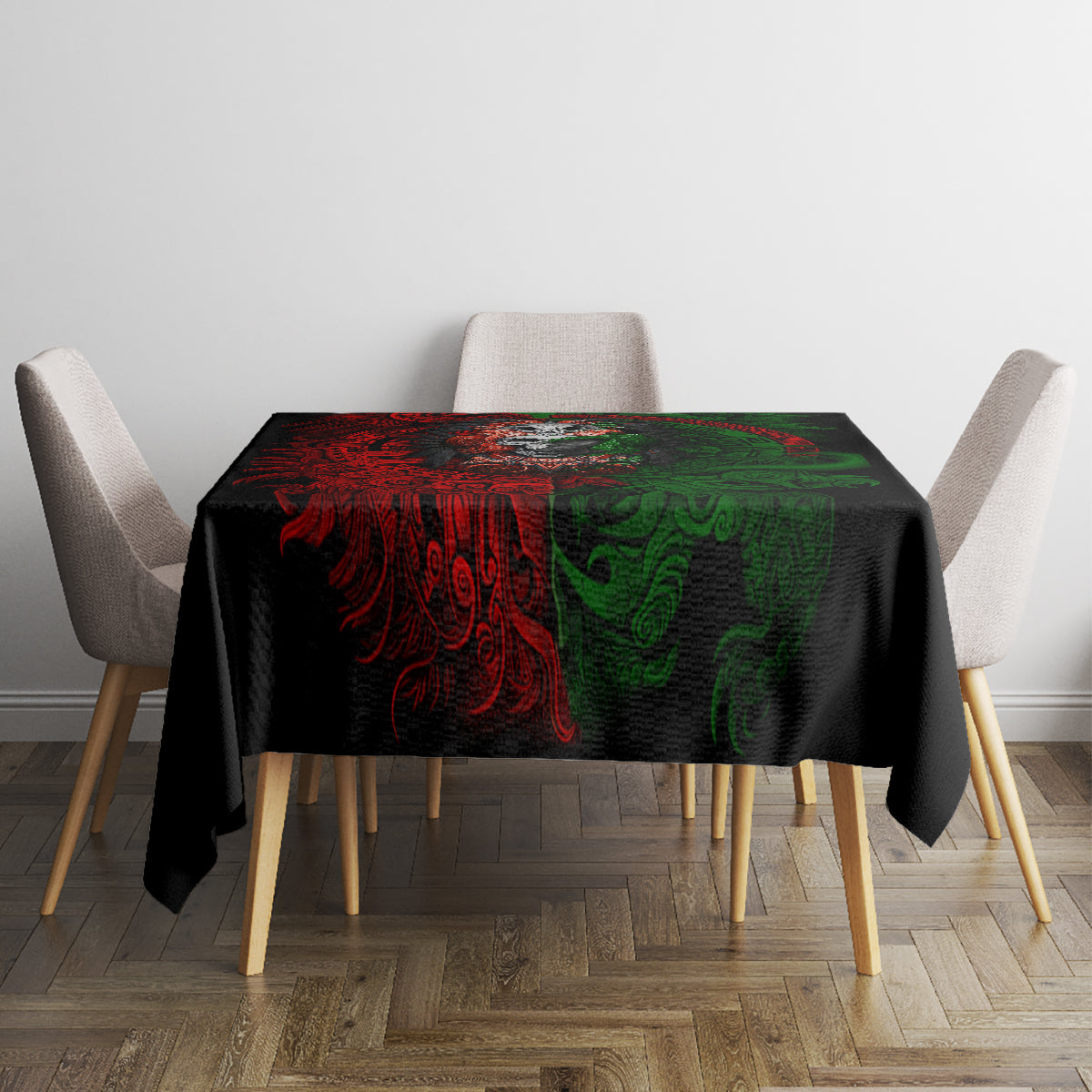 Skulls Aztec Warriors Tablecloth - Wonder Print Shop