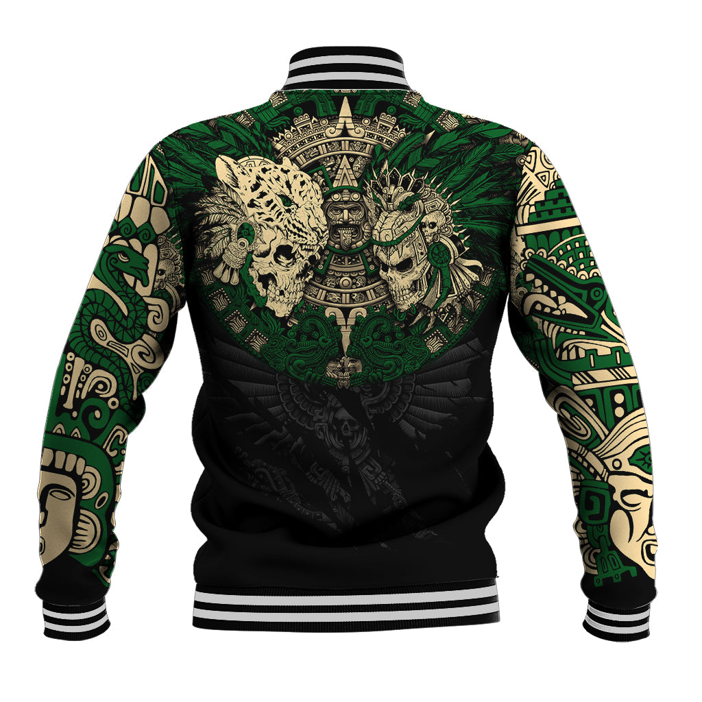 Aztec Warrior Skulls Baseball Jacket - Wonder Print Shop