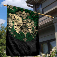 Aztec Warrior Skulls Garden Flag - Wonder Print Shop