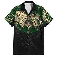 Aztec Warrior Skulls Hawaiian Shirt - Wonder Print Shop