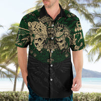 Aztec Warrior Skulls Hawaiian Shirt - Wonder Print Shop