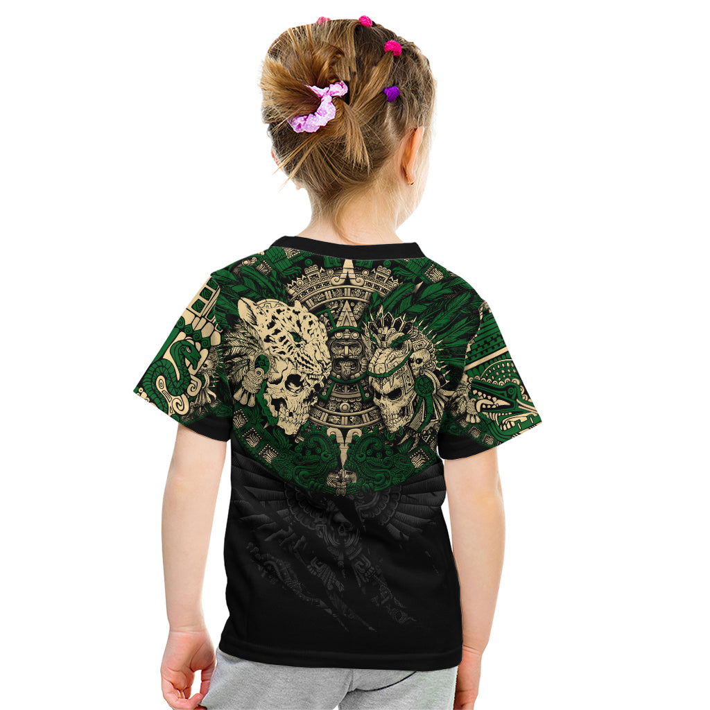 Aztec Warrior Skulls Kid T Shirt - Wonder Print Shop