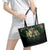 Aztec Warrior Skulls Leather Tote Bag - Wonder Print Shop
