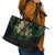 Aztec Warrior Skulls Leather Tote Bag - Wonder Print Shop