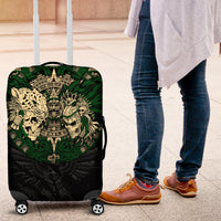 Aztec Warrior Skulls Luggage Cover - Wonder Print Shop