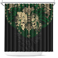 aztec-warrior-skulls-shower-curtain