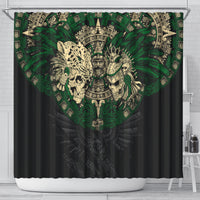 aztec-warrior-skulls-shower-curtain