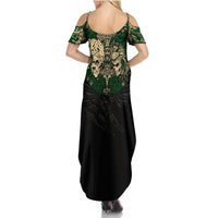 Aztec Warrior Skulls Summer Maxi Dress - Wonder Print Shop