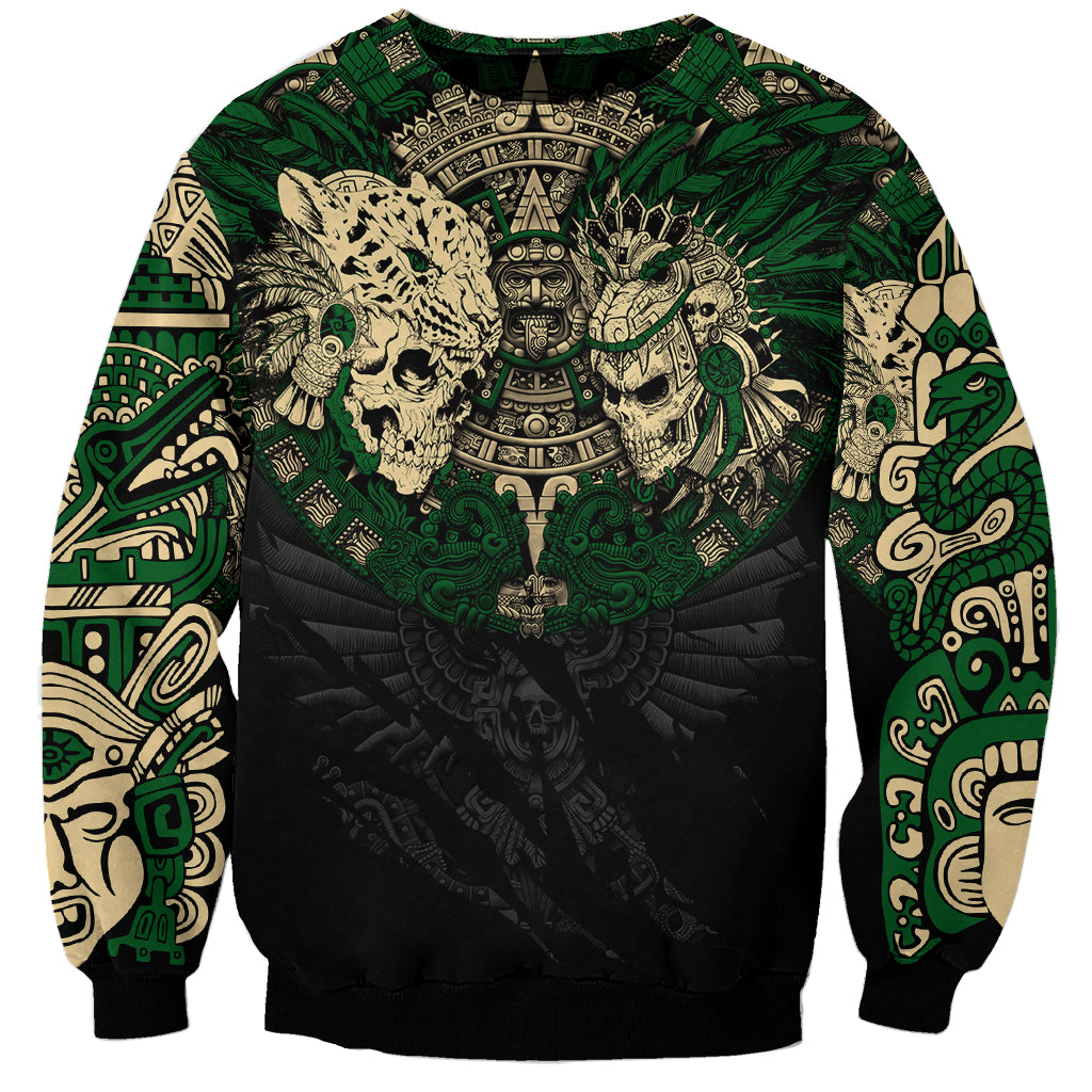 Aztec Warrior Skulls Sweatshirt - Wonder Print Shop