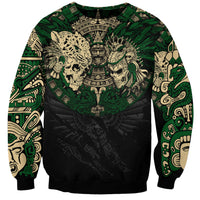 Aztec Warrior Skulls Sweatshirt - Wonder Print Shop