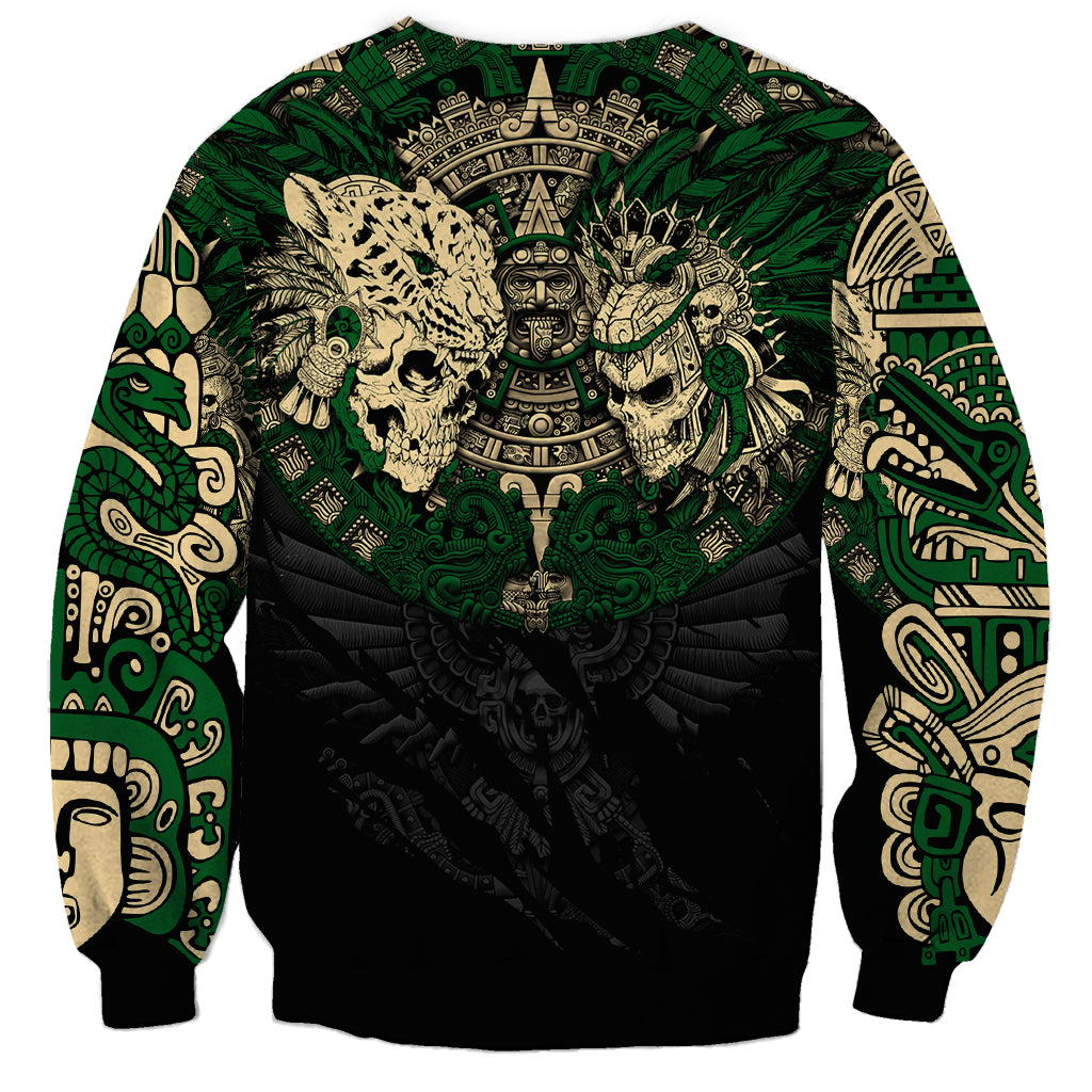 Aztec Warrior Skulls Sweatshirt - Wonder Print Shop