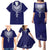 Printed Dashiki African Family Matching Puletasi and Hawaiian Shirt Blue - Wonder Print Shop