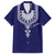 Printed Dashiki African Family Matching Puletasi and Hawaiian Shirt Blue - Wonder Print Shop